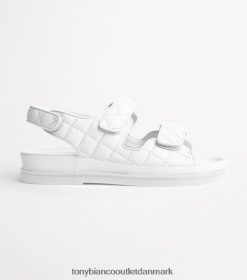 Kvinder Tony Bianco | hvid får nappa hiranni sandaler 80JR0R644