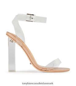 Kvinder Tony Bianco | klar vinylite/skind capretto kiki hæle 80JR0R226