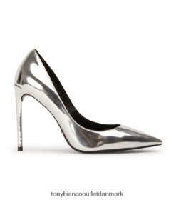 Kvinder Tony Bianco | sølv glans anja hæle 80JR0R299