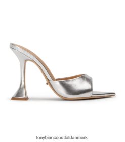 Kvinder Tony Bianco | sølv nappa metallic marcel hæle 80JR0R338