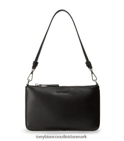 Kvinder Tony Bianco | sort læder banjo skuldertaske 80JR0R706