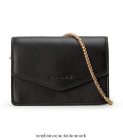 Kvinder Tony Bianco | sort læder dayna cross body taske 80JR0R701