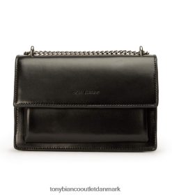 Kvinder Tony Bianco | sort læder ønske cross body taske 80JR0R702