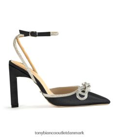 Kvinder Tony Bianco | sort satin elsie hæle 80JR0R64