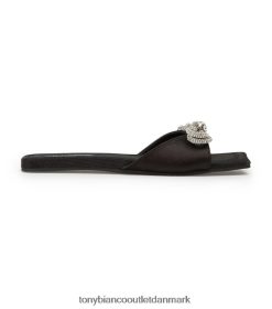 Kvinder Tony Bianco | sort satin esta lejligheder 80JR0R669